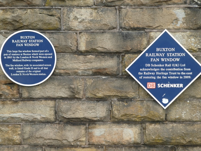 Buxton fan window plaques