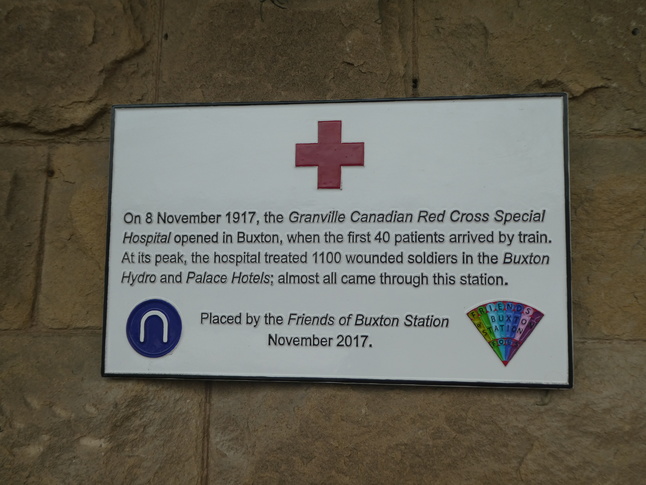 Buxton Red Cross plaque