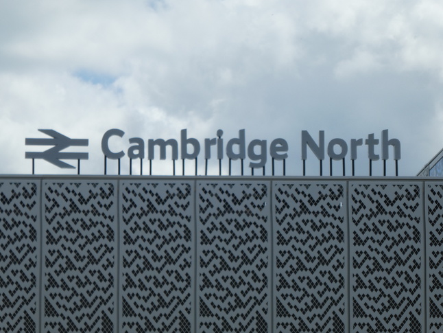 Cambridge North sign
