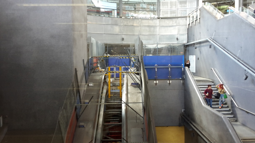 Canada Water escalator
