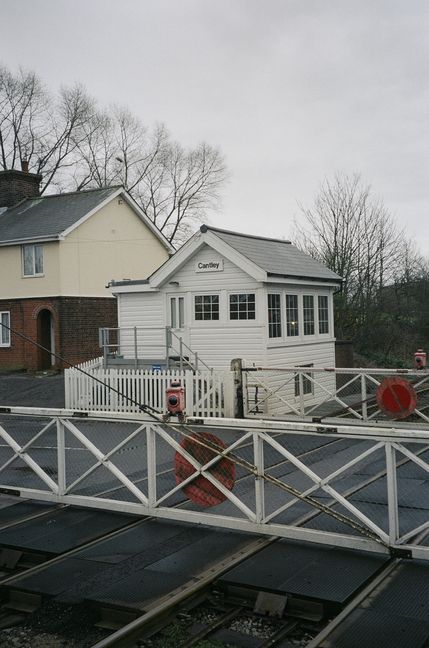 Cantley level crossing and signal
box