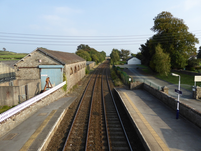 Cark from footbridge looking east