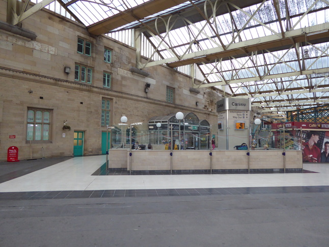 Carlisle concourse
waiting area