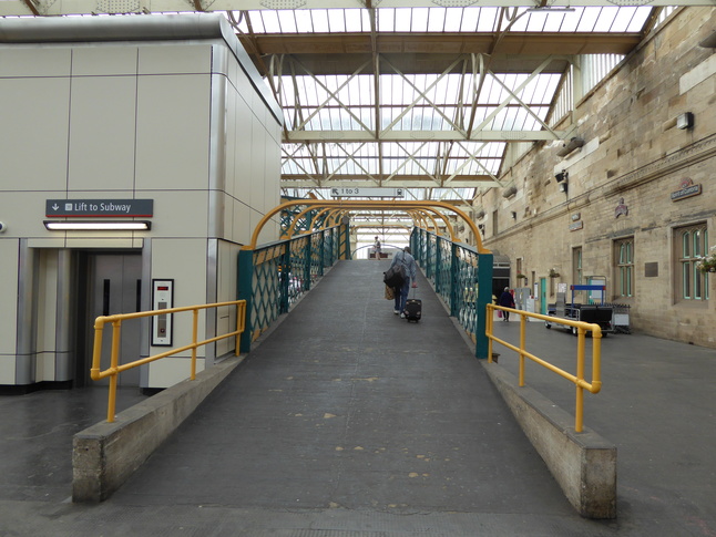 Carlisle footbridge entrance