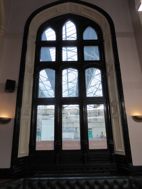 Carlisle waiting room
window