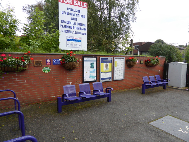 Castleton platform 1 waiting area