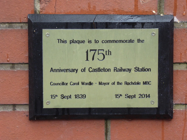 Castleton anniversary plaque
