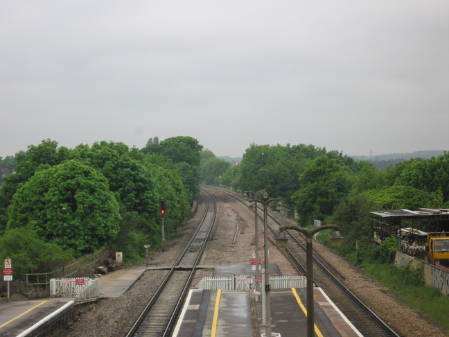 Chippenham from bridge
looking west