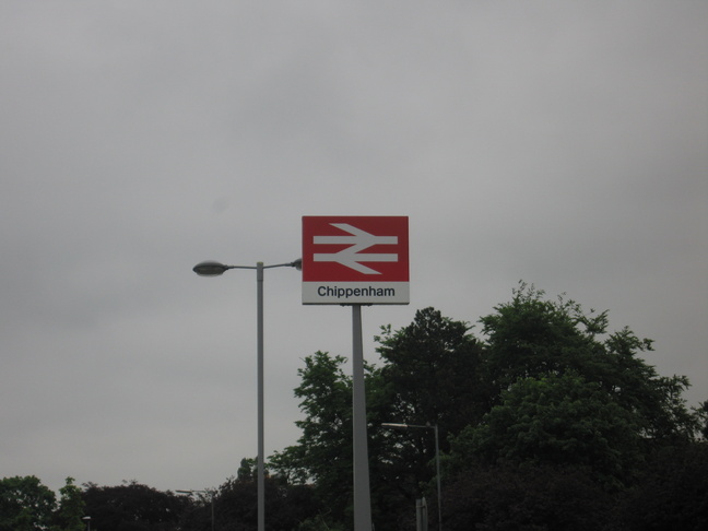 Chippenham station sign