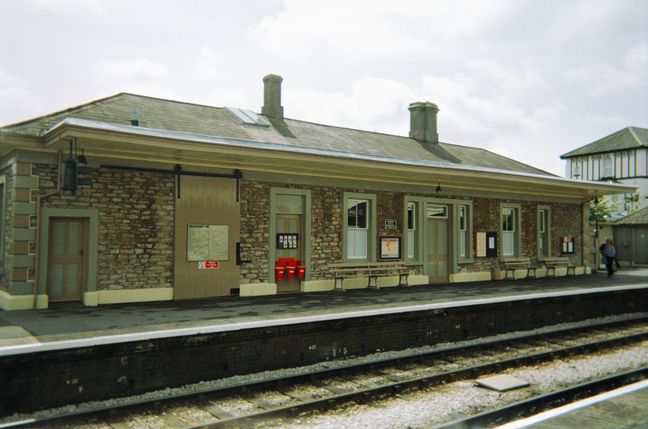 Churston station building rear