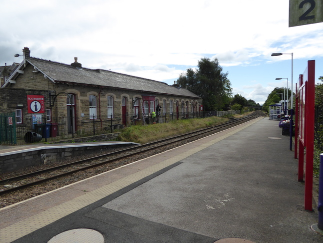 Clitheroe platform 2 looking south