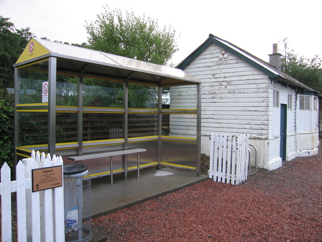 Corpach shelter and building