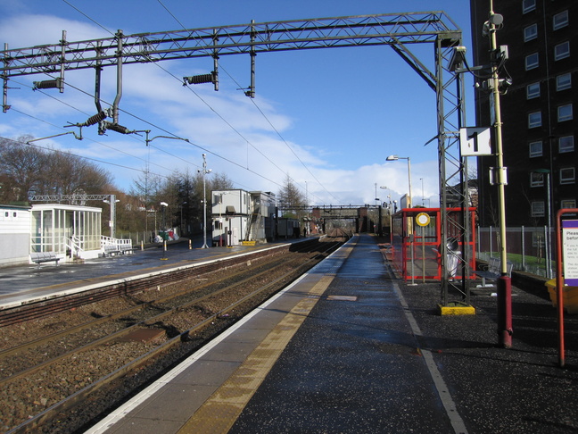 Dalmuir platform 1 looking east