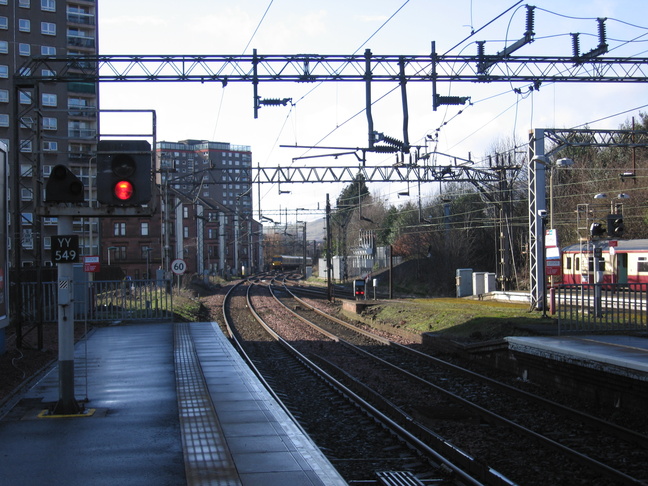 Dalmuir platform 1 looking west