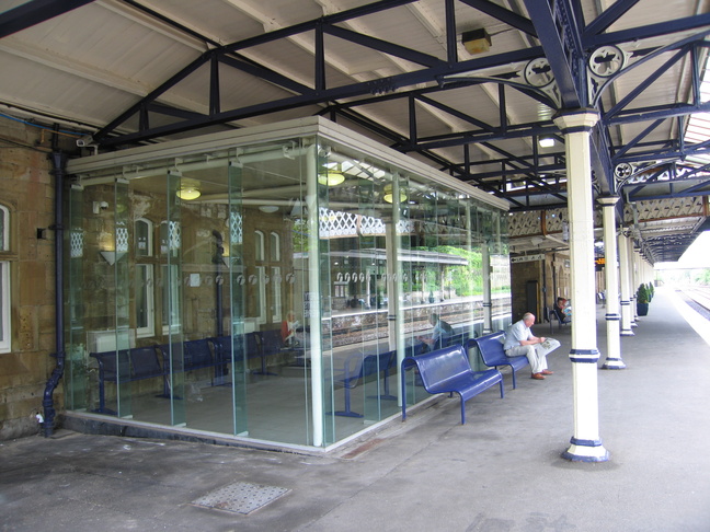 Dewsbury platform 2 shelter