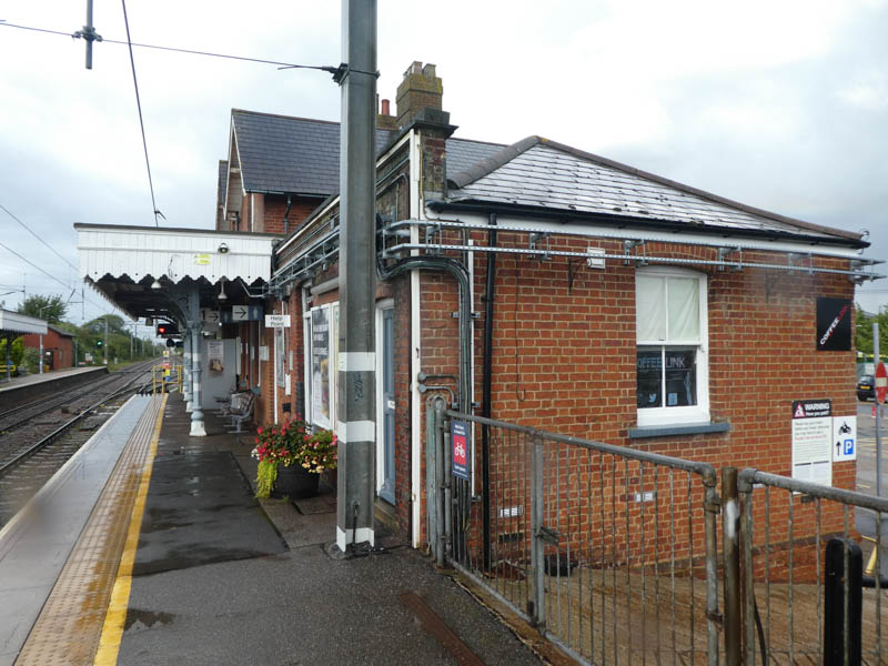 On platform 1 looking north