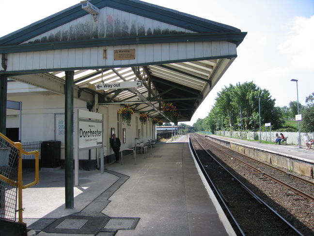 Dorchester West platform 2
canopy