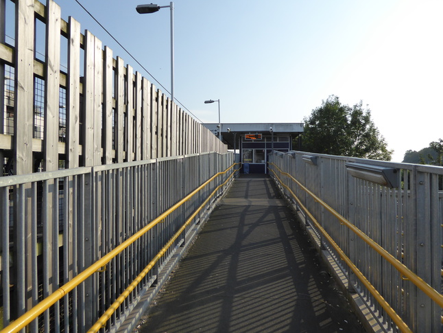 East Didsbury platform 1 entrance