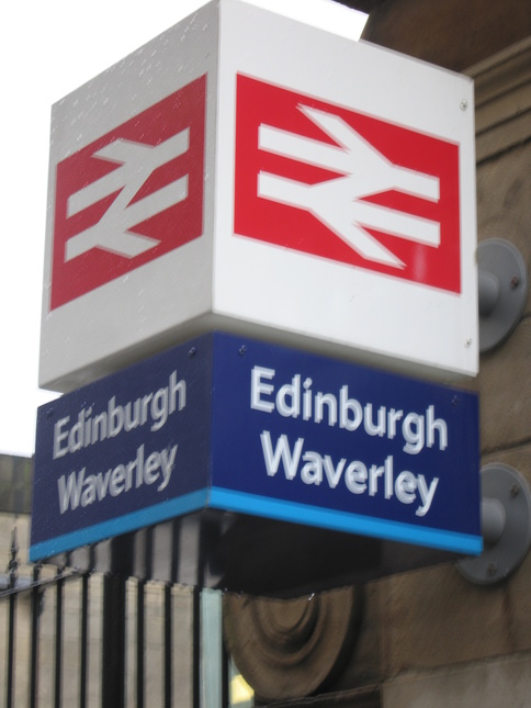 Edinburgh Waverley sign