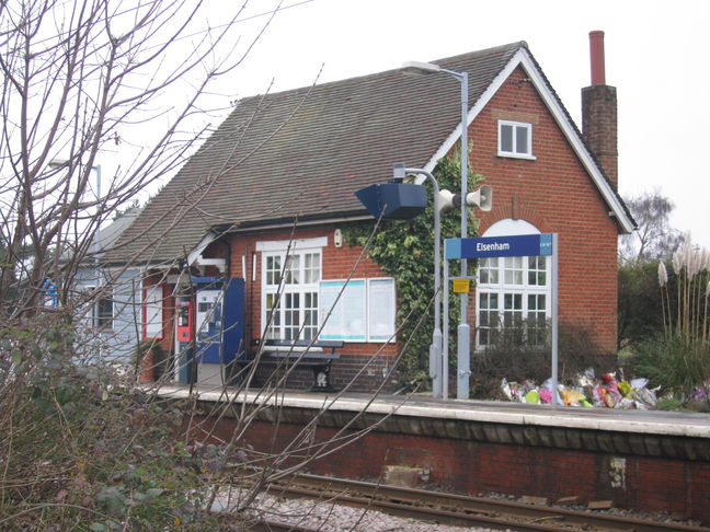 Elsenham office, from
opposite