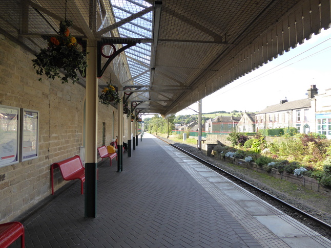 Glossop platform looking west