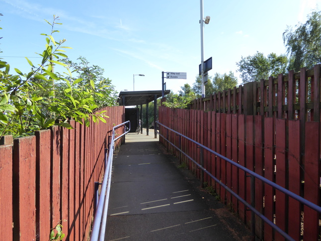 Hag Fold platform 1 entrance