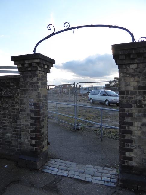 Harwich Town side entrance gate