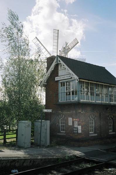 Heckington Signal Box with
Windmill