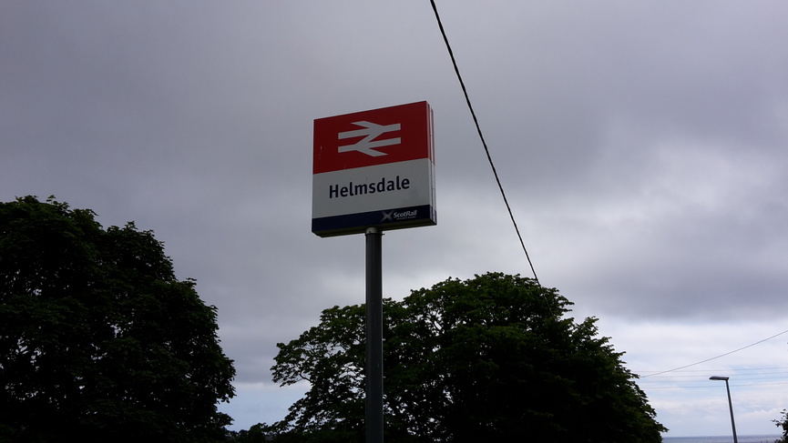 Helmsdale sign