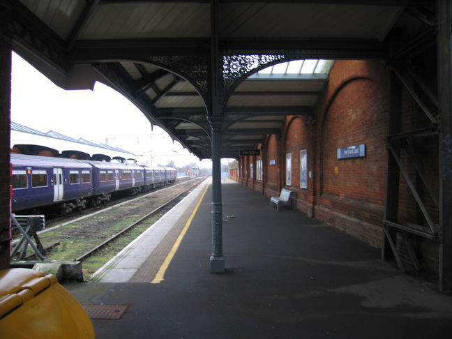 Hertford East platform 1