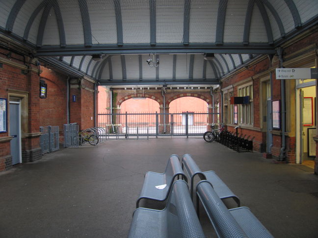 Hertford East concourse