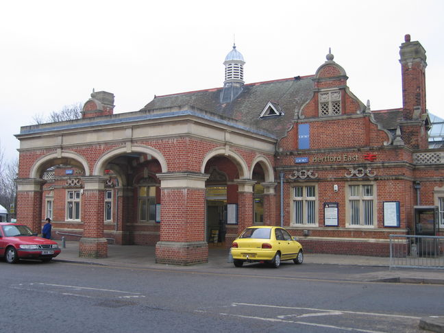 Hertford East entrance