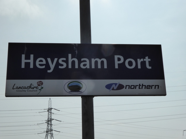 Heysham Port sign