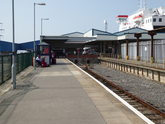 Heysham Port looking west