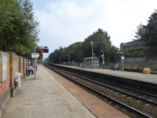 Hindley platforms 1 and 2 looking east