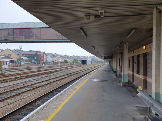 Holyhead platform 1 looking north