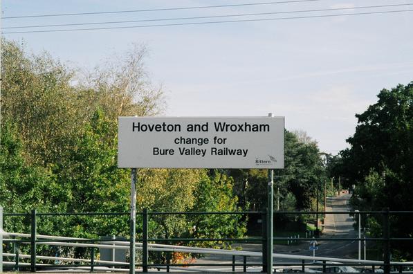 Hoveton and Wroxham, change
for BVR