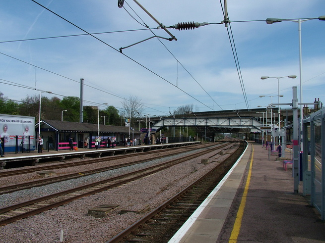 Huntingdon platform 2 looking north