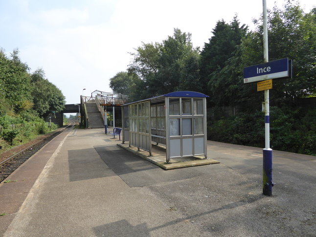 Ince platforms looking east