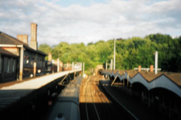 Ipswich tunnel from the
footbridge