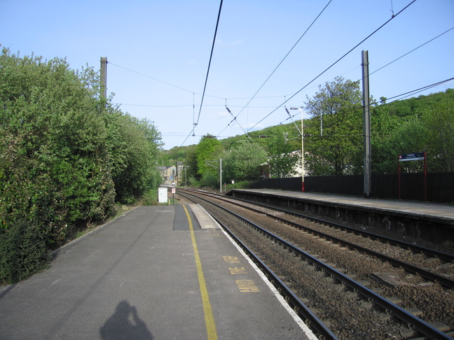 Keighley platform 1 looking east