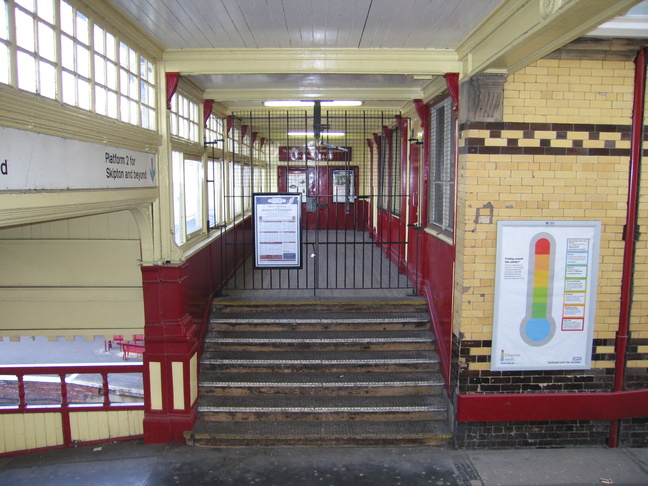 Keighley platforms 3 and 4
entrance