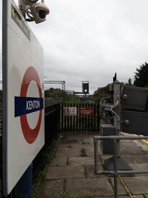 Kenton station sign