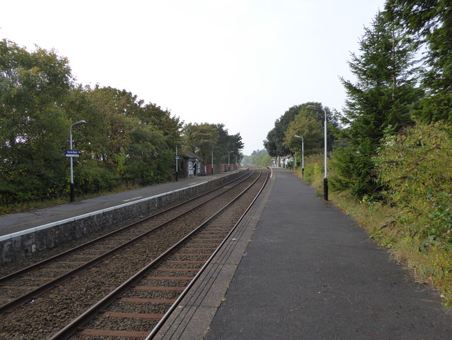 Kents Bank platforms looking
south