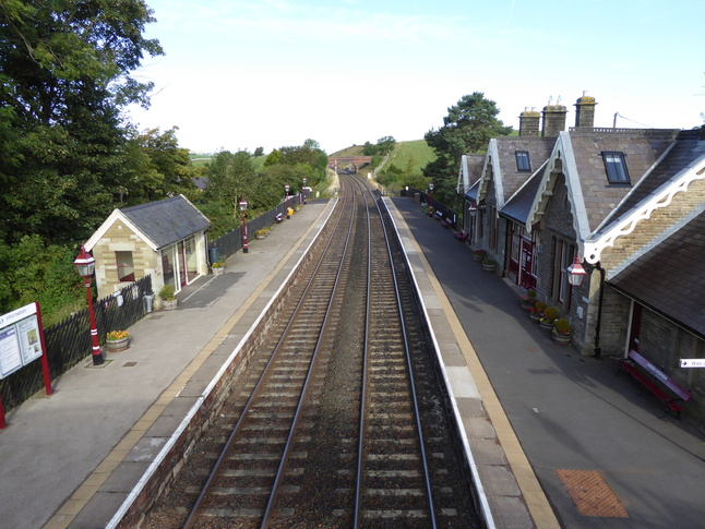 Kirkby Stephen looking north
from footbridge