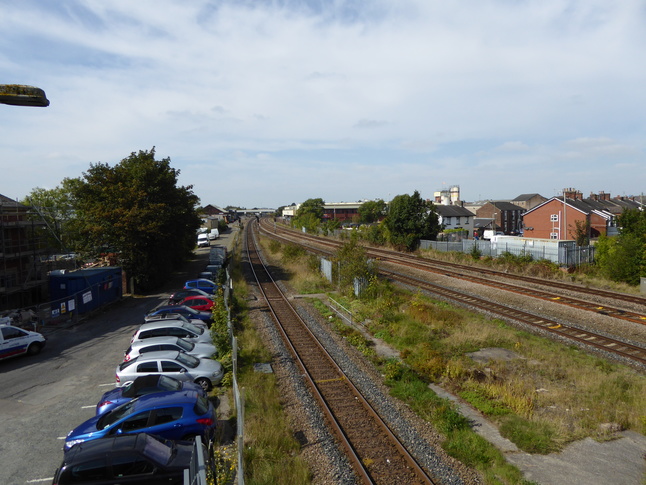 Kirkham and Wesham
from bridge looking west