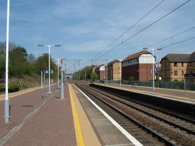 Knebworth platforms 3 and 4 looking
north