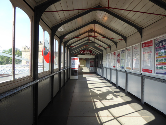 Lancaster in footbridge