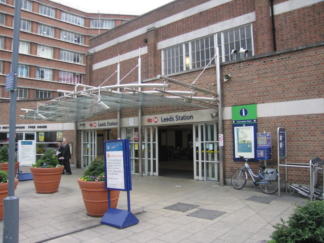 Leeds car park entrance