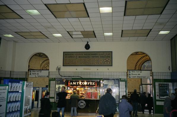 Leicester concourse